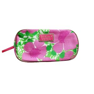 3 For 15$ Lilly Pulitzer for Estee Lauder Pink Floral Women's Cosmetic Bag New